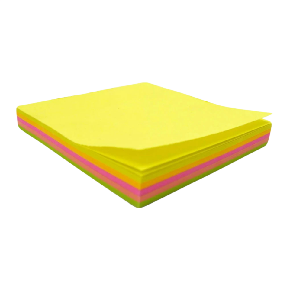 Noki Memo 75*75 Küp Neon 100 Yaprak Yapışkanlı Not Kağıdı 12042