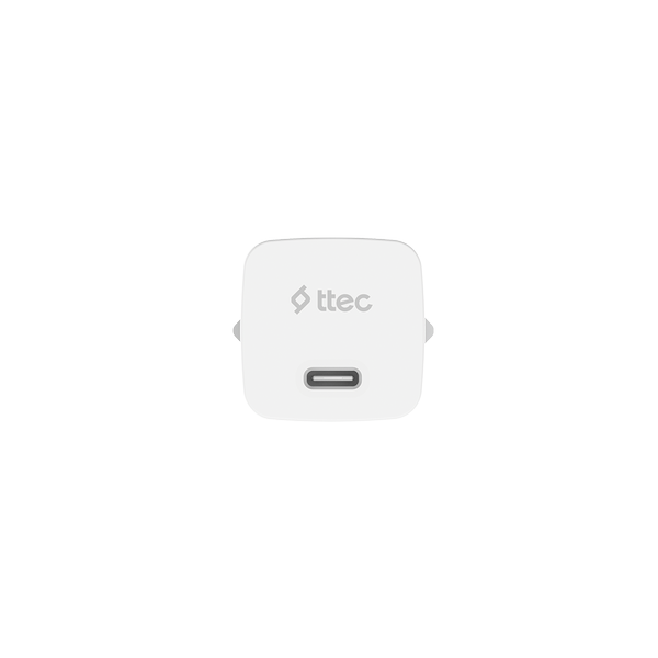 ttec SmartCharger GAN 30W PD Seyahat Hızlı Şarj Aleti + USB-C - Lightning 150cm Kablo