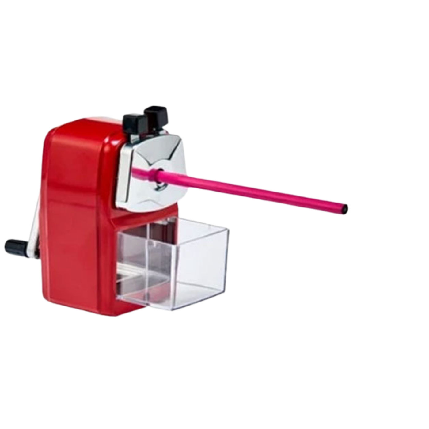 Mas 6730 Kalemtıraş Kollu Masa Tipi Küçük Metal Kırmızı