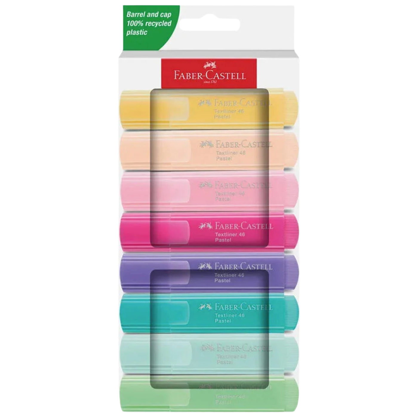 Faber Castell Fosforlu Kalem 46 Pastel Renk 8'li Set 254658