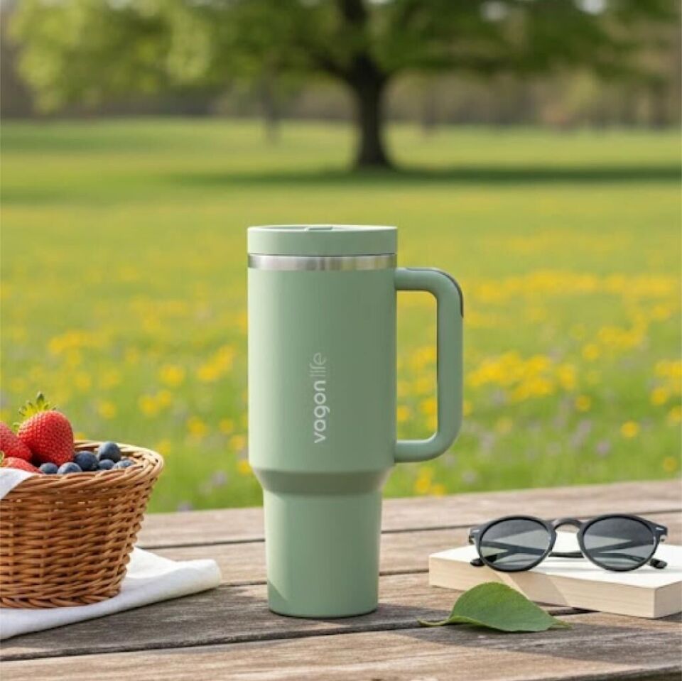 Vagonlife 1103 Çelik Termos 1200ml Yeşil