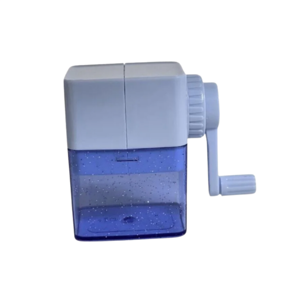 Mas 6734 Kalemtraş Kollu Masa Tipi  Plastik  Küçük  Mavi