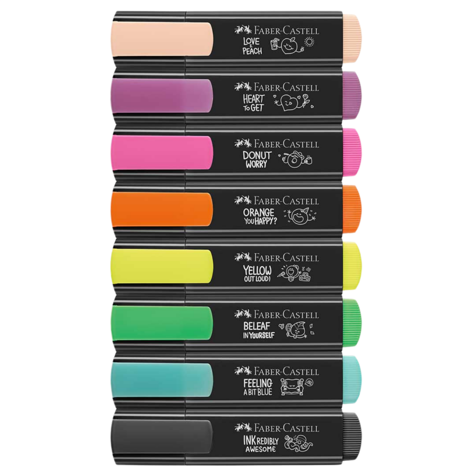 Faber Castell Fosforlu Kalem Graffiti 46 8'li Set 254692