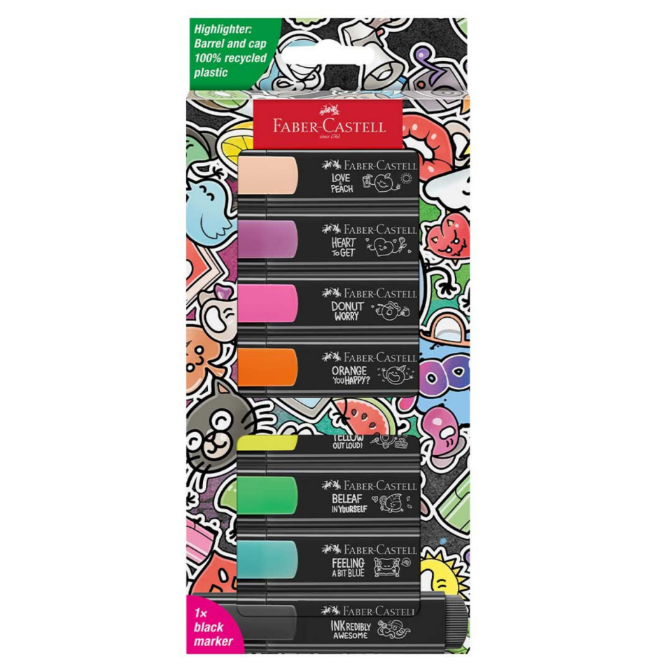 Faber Castell Fosforlu Kalem Graffiti 46 8'li Set 254692