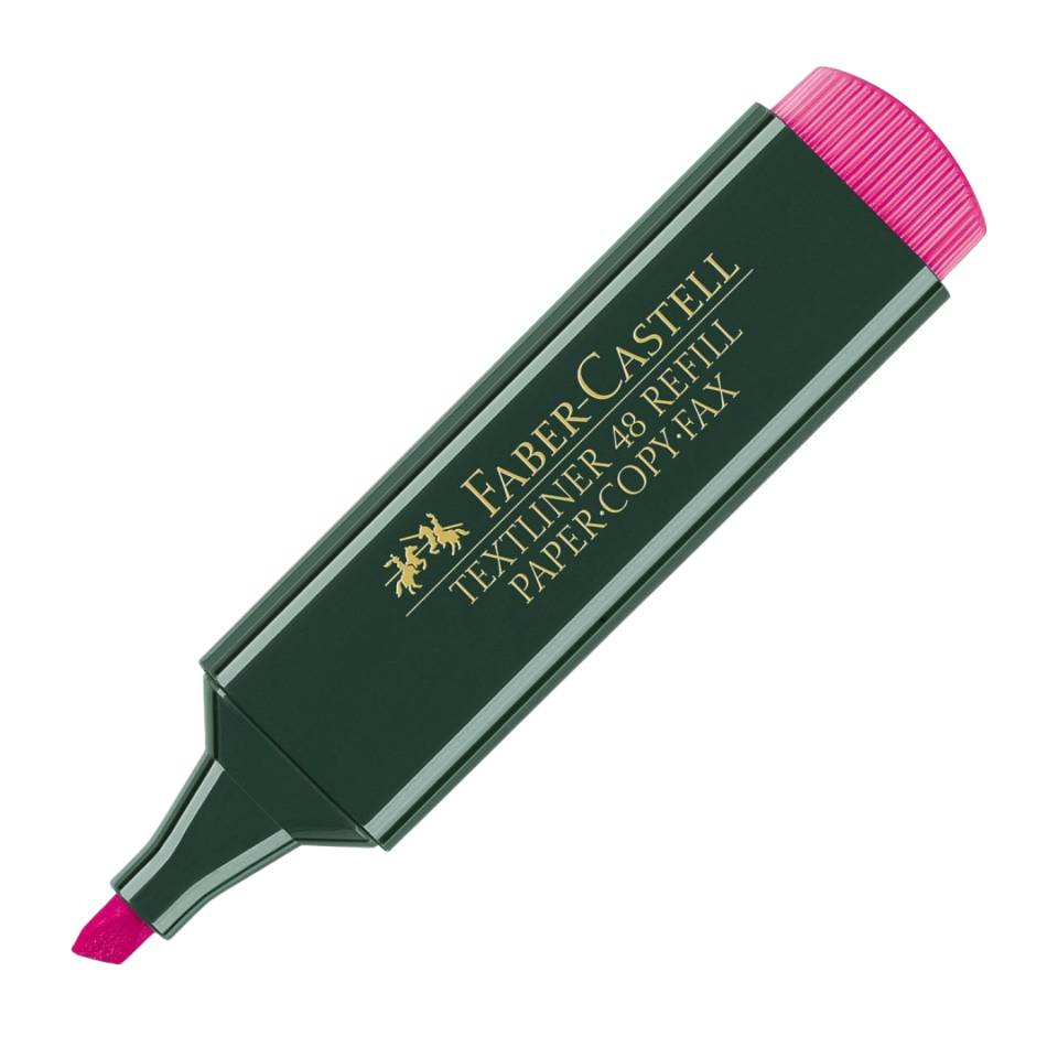 Faber Castell Fosforlu Kalem Mat Gövde Pembe 154828