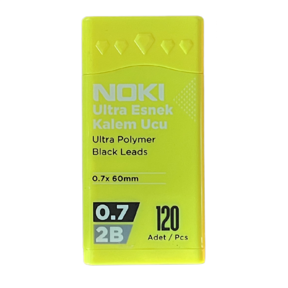 Noki 7216 Min 0.7mm 2B 60mm 120’li Mekanik Kurşun Kalem Uç Yeşil
