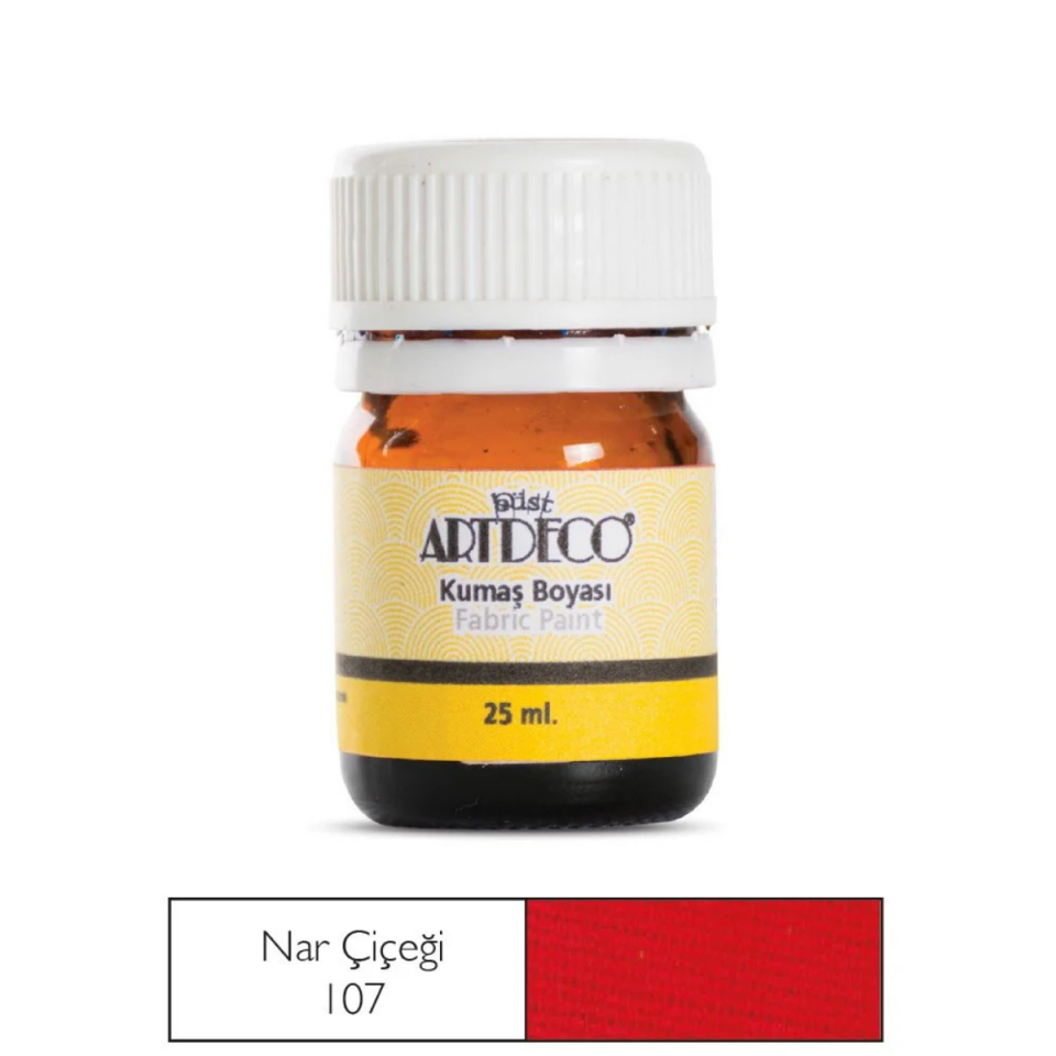  Artdeco 010A-107 Kumaş Boyası 25Ml Nar Çiçeği