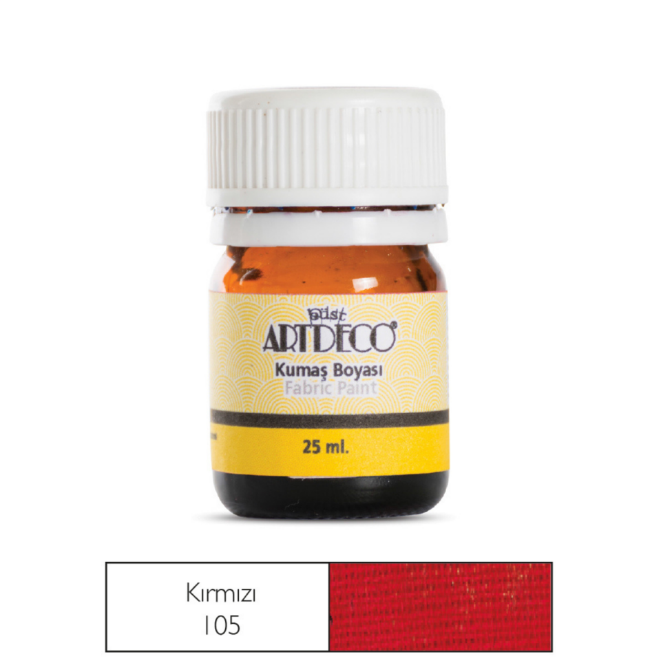  Artdeco 010A-105 Kumaş Boyası 25ml Kırmızı