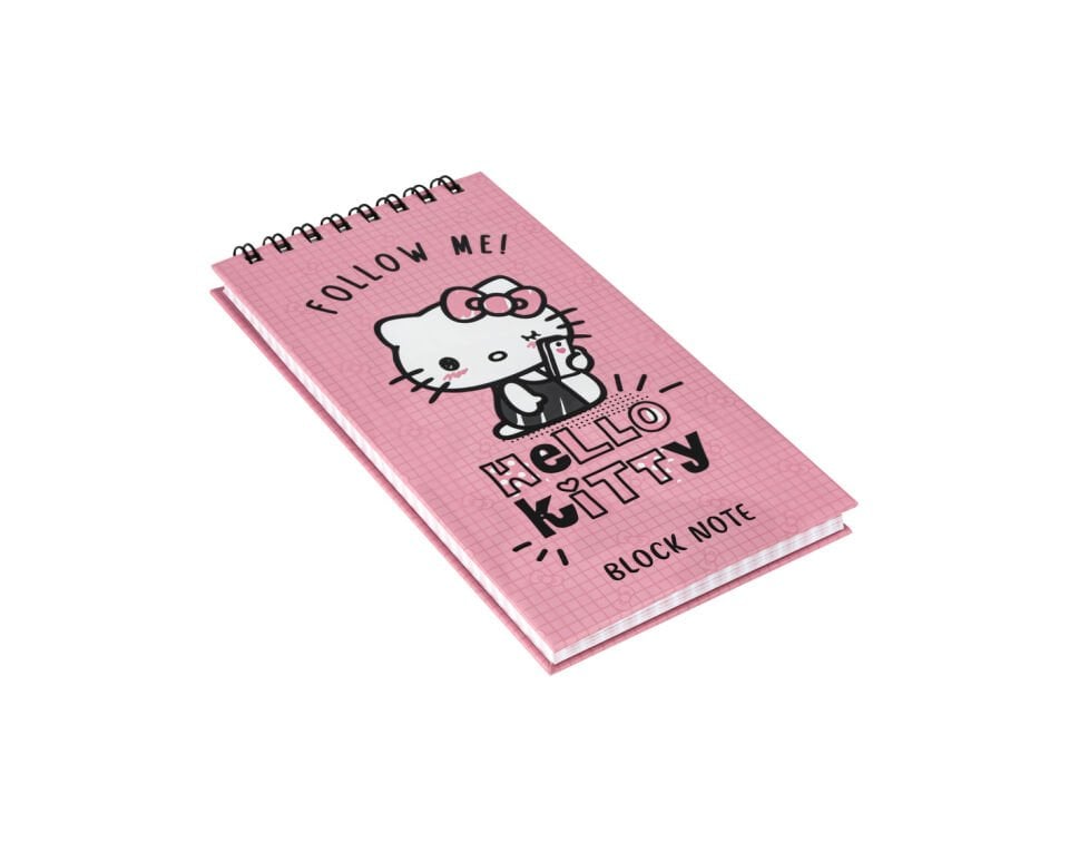 Hello Kitty Kuromi Temalı Spiralli Sert Kapaklı Bloknot 1684502-01