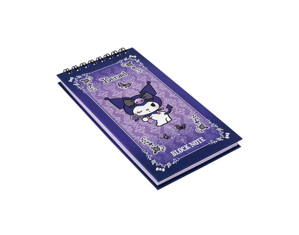 Hello Kitty Kuromi Temalı Spiralli Sert Kapaklı Bloknot 1684502-03