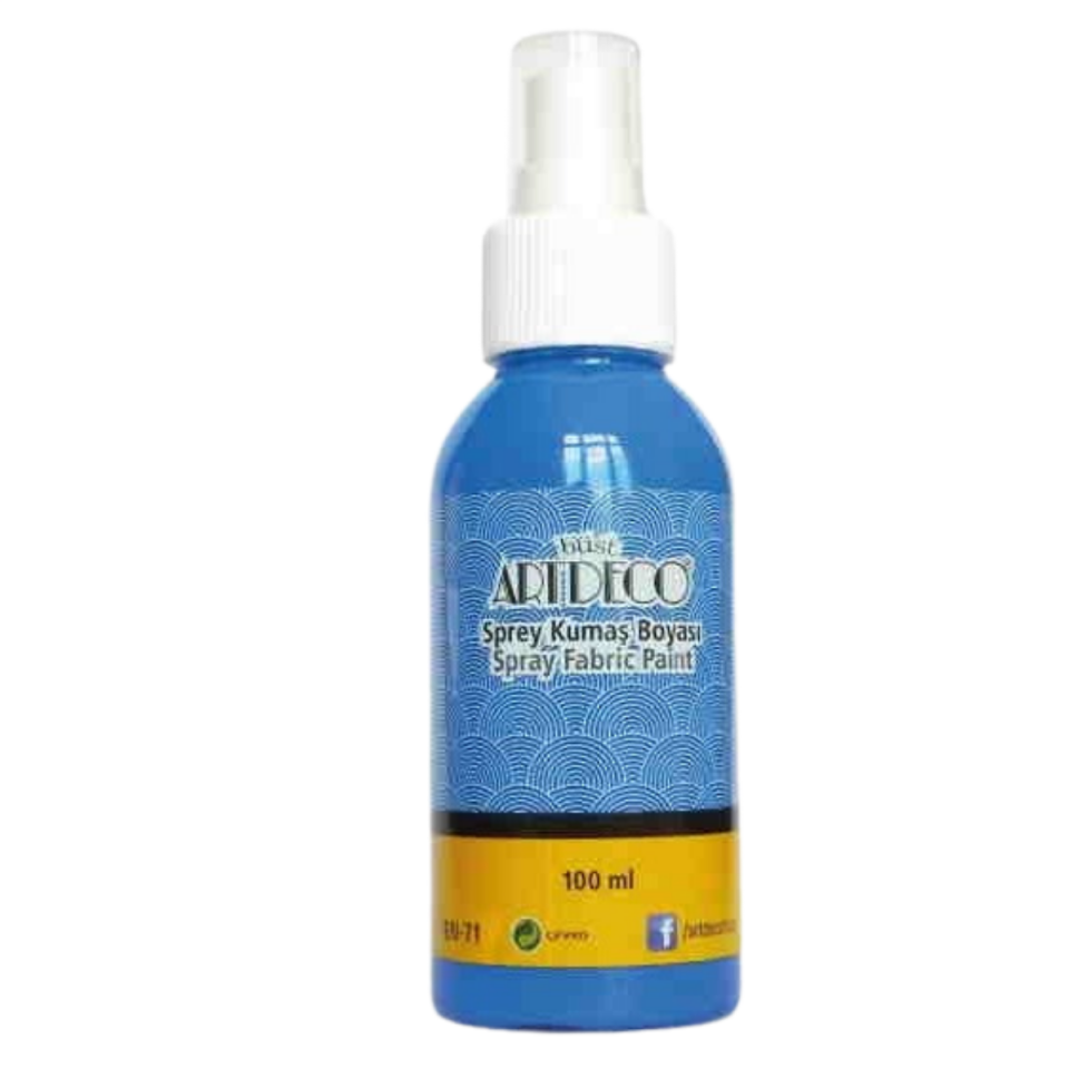  Artdeco 010D-1210 Sprey Kumaş Boyası 100Ml Mavi