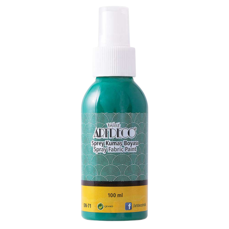  Artdeco 010D-1214 Sprey Kumaş Boyası 100Ml K.Yeşil
