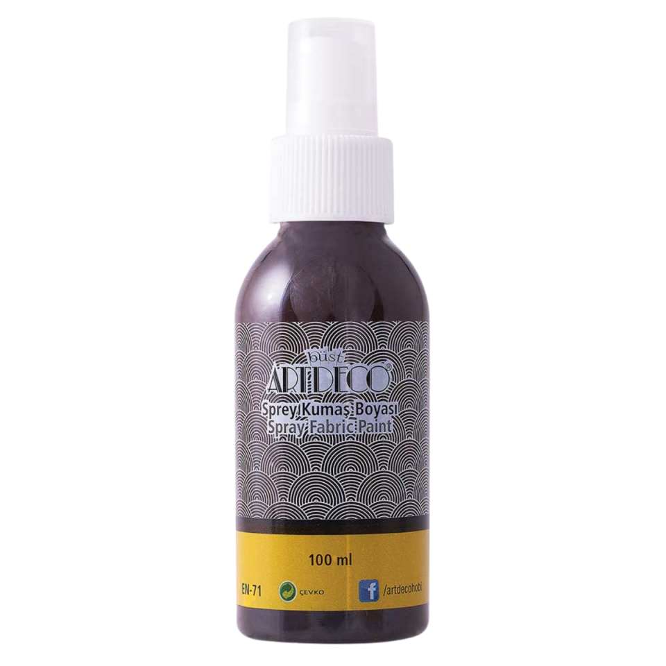  Artdeco 010D-1215 Sprey Kumaş Boyası 100Ml Kahverengi