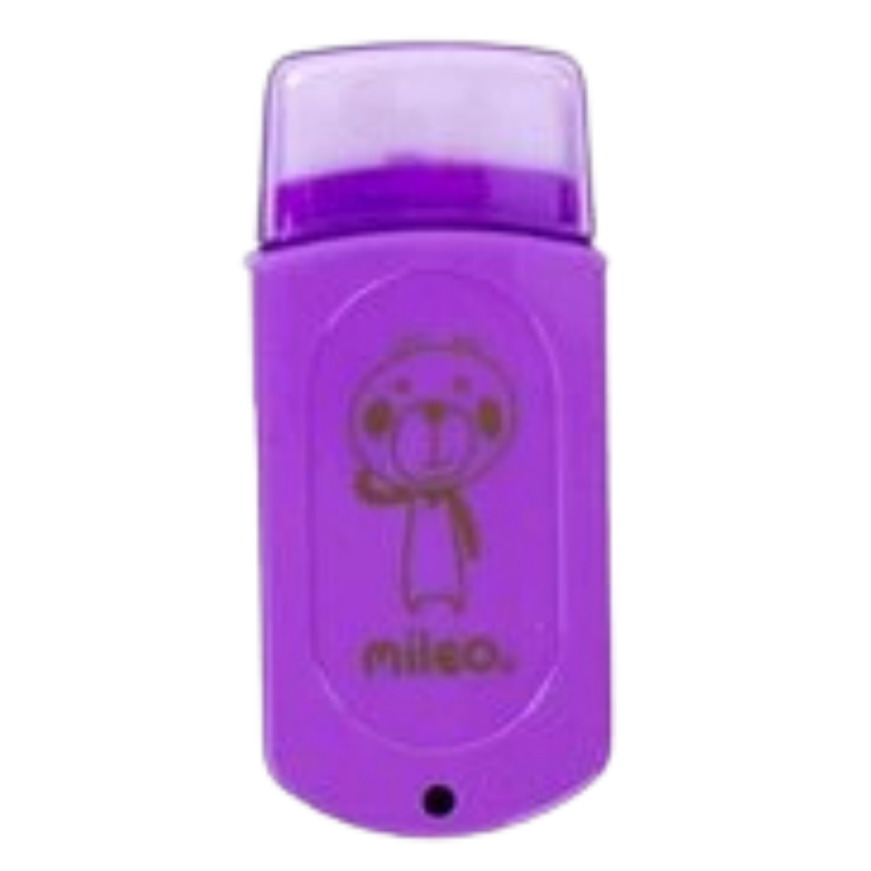 Mileo 6753 Trio İkili Hazneli, Silgili ve Fırçalı Kalemtıraş