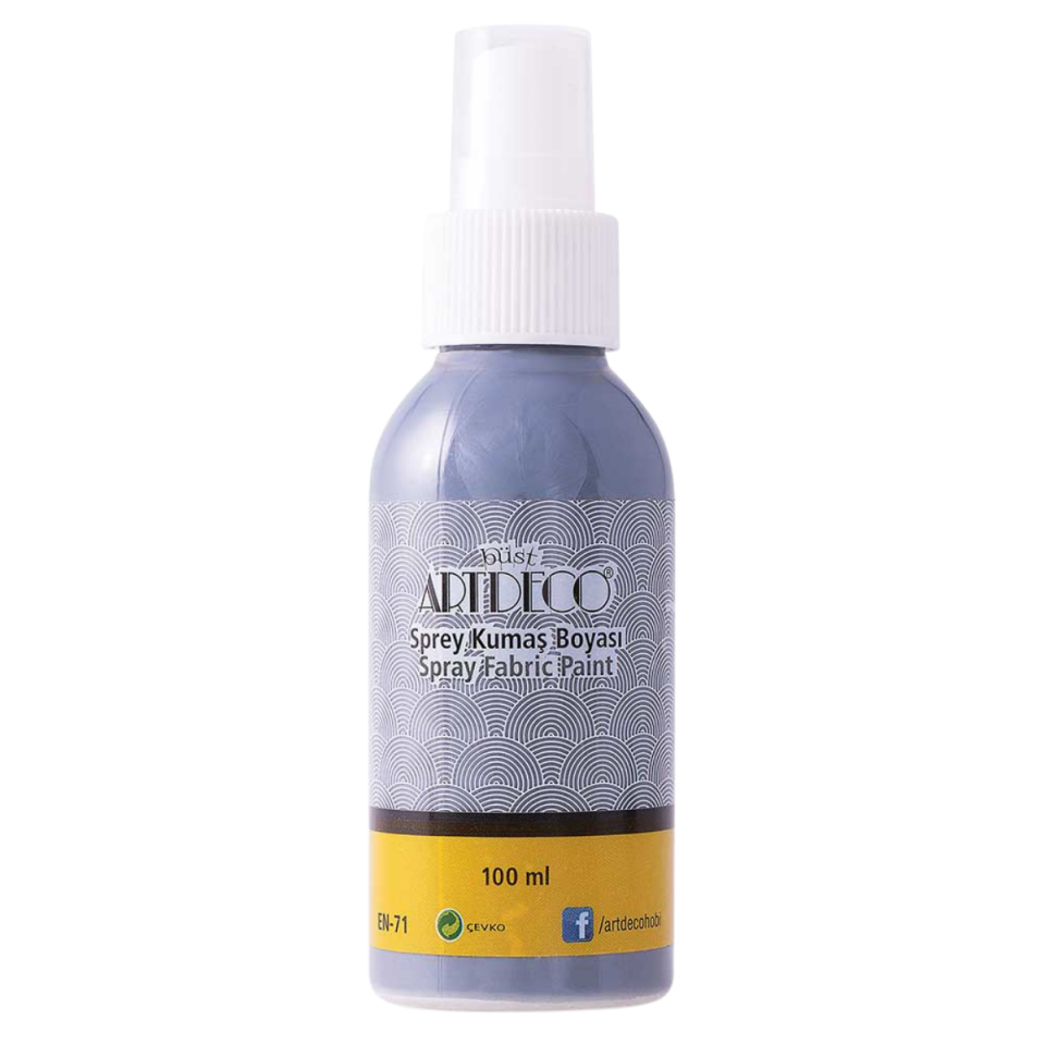  Artdeco 010D-1217 Sprey Kumaş Boyası 100Ml Gri