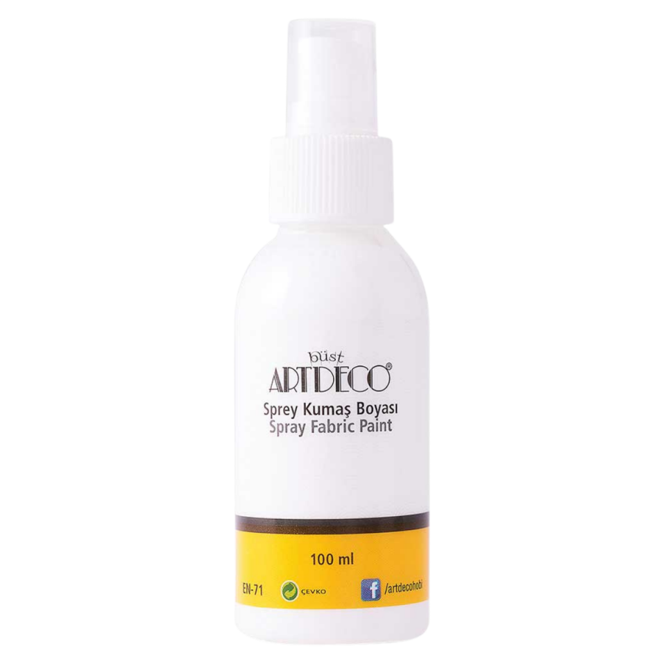 Artdeco 010D-1219 Sprey Kumaş Boyası 100Ml Beyaz
