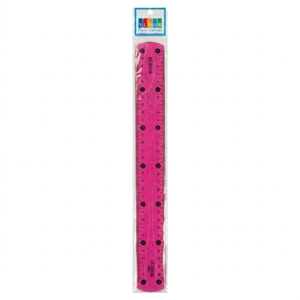 Südor Flexi Cetvel 30 cm Pembe