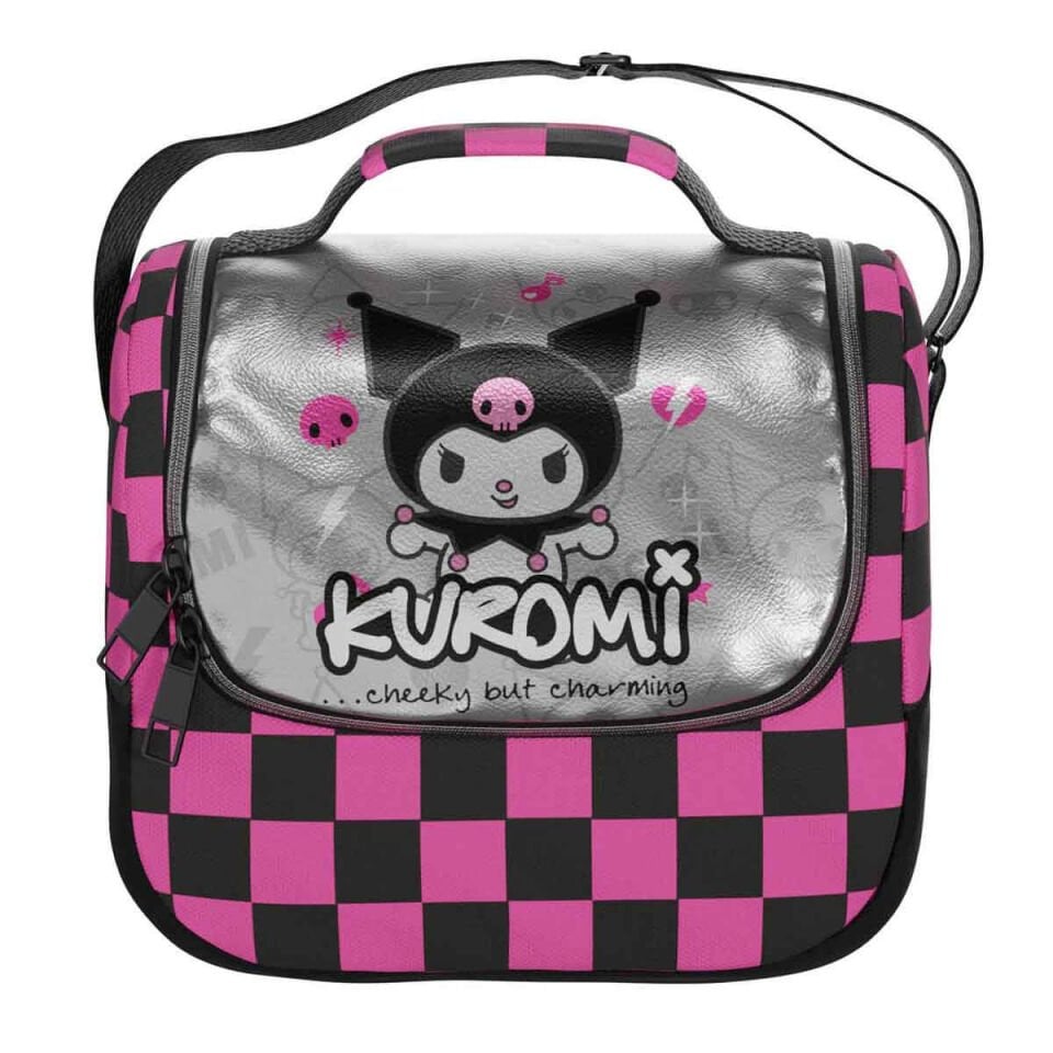 Kuromi Dama Desenli Beslenme Çantası 3178