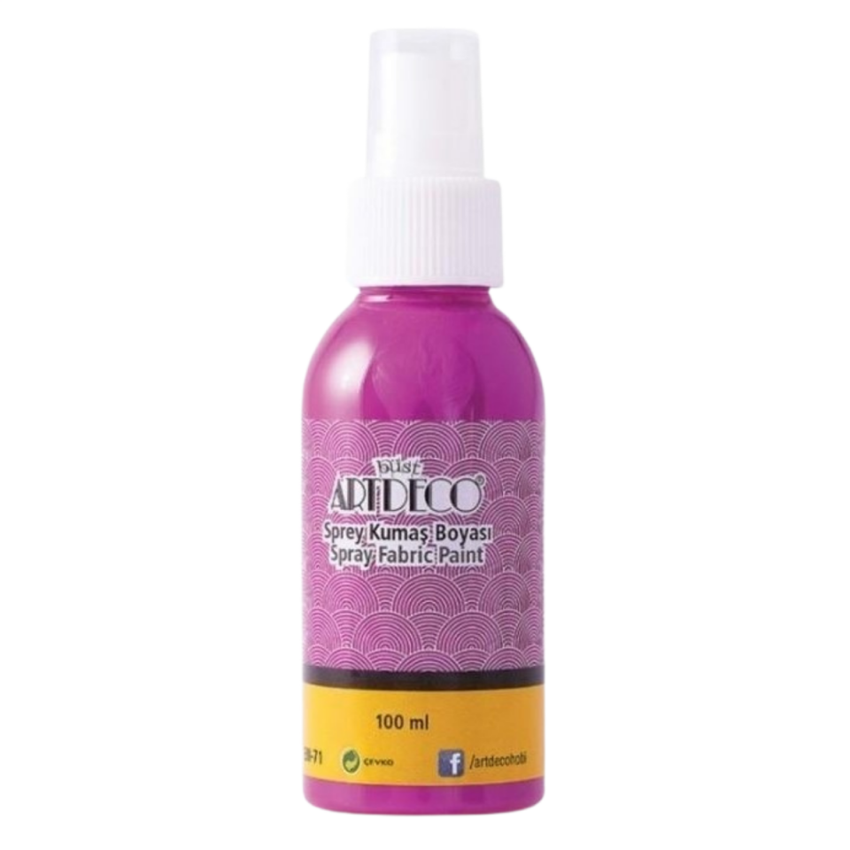  Artdeco 010D-1232 Sprey Kumaş Boyası 100ml Fuşya