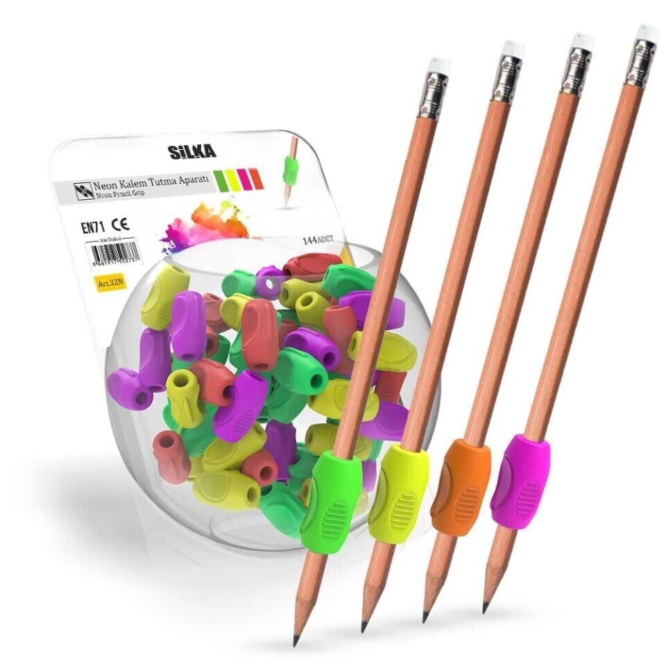 Silka 32N Neon Ergonomik Kalem Tutacağı Sarı