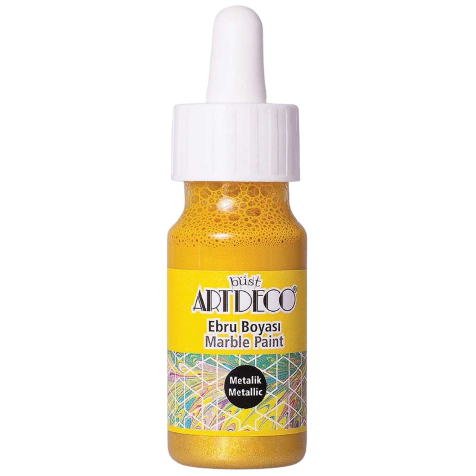  Artdeco 017B-21 Ebru Boyası 30Ml Altın