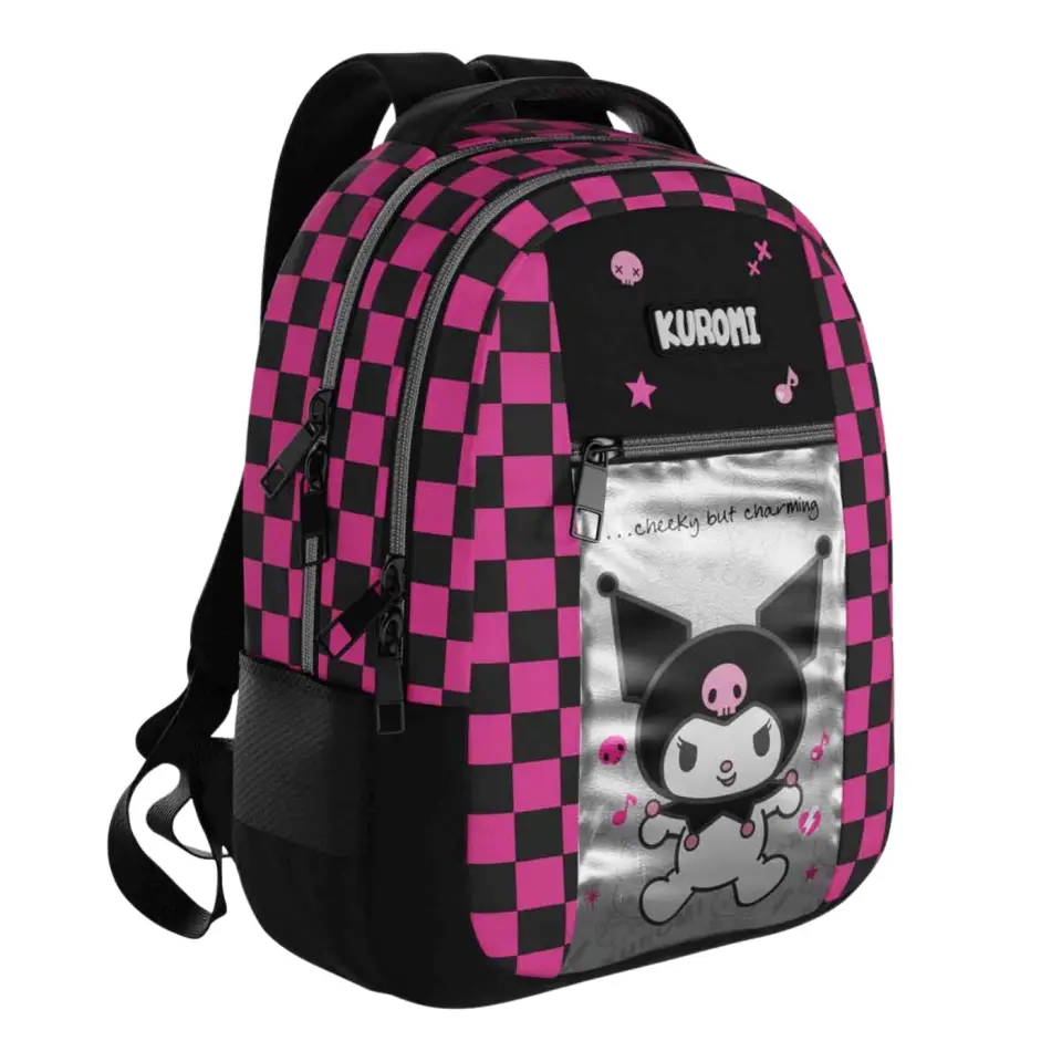 Kuromi Dama Desenli Okul Çantası 3176