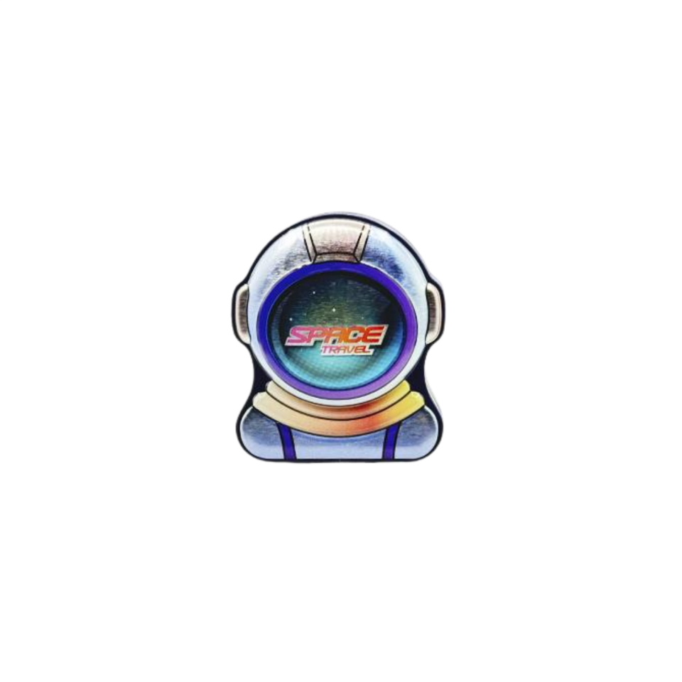 Mikro  Mk­8399  Çiftli  Metal Kalemtraş  Space  Travel