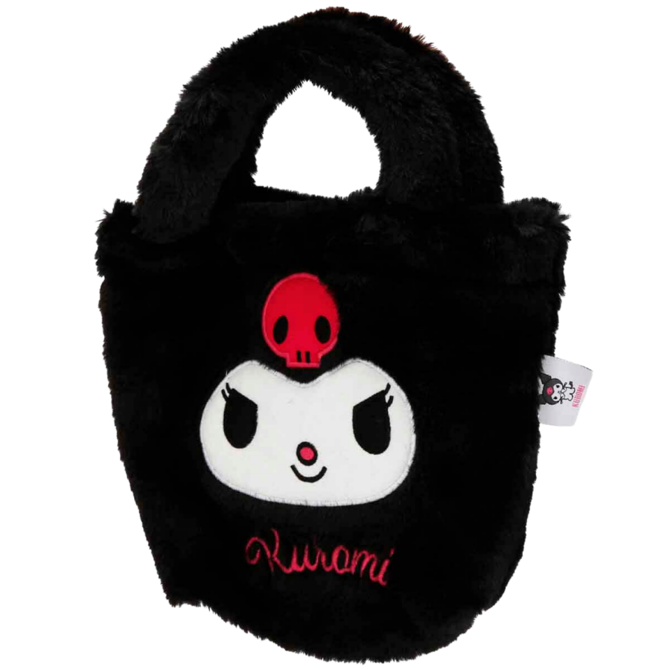 Kuromi Siyah Peluş El Çantası 3021