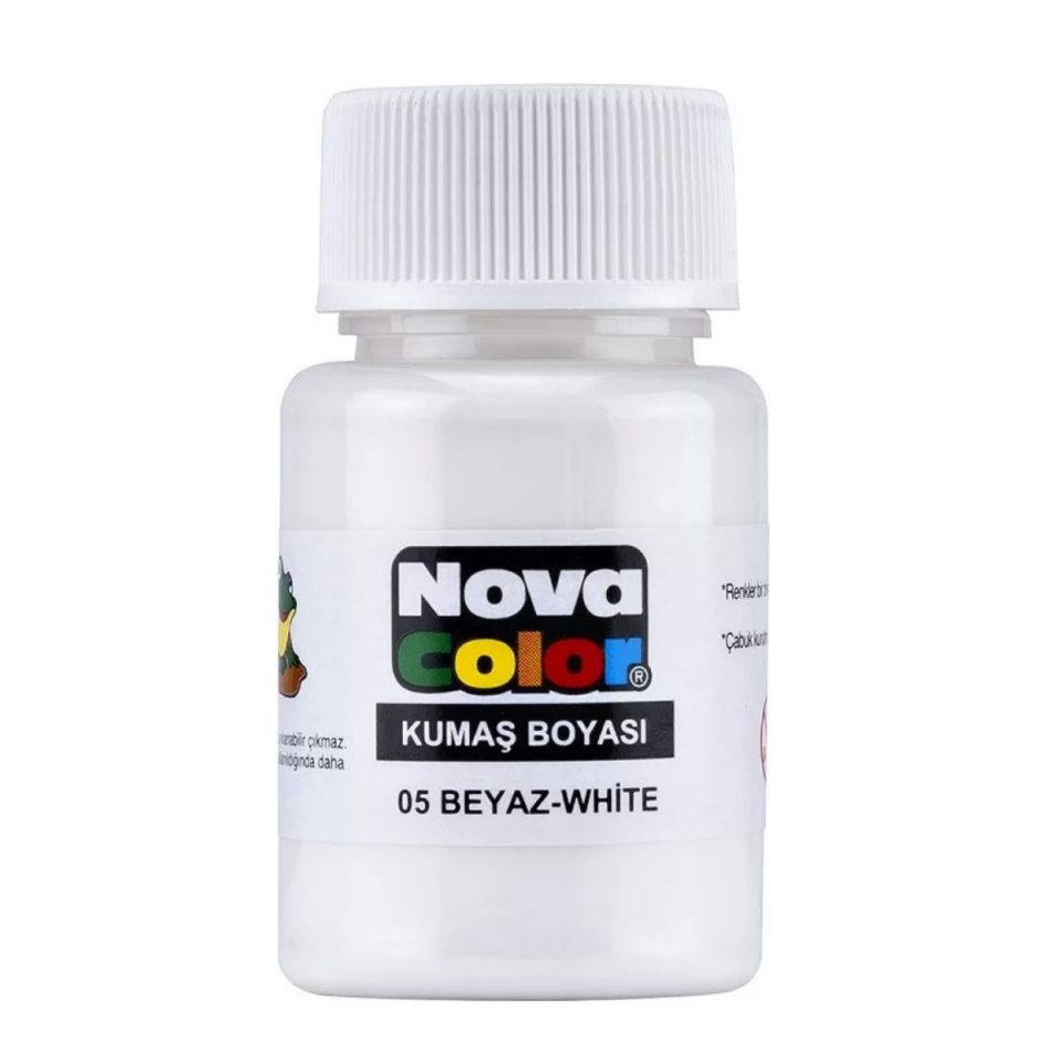  Nova Color Nc-163 Kumaş Boyası Şişe Beyaz