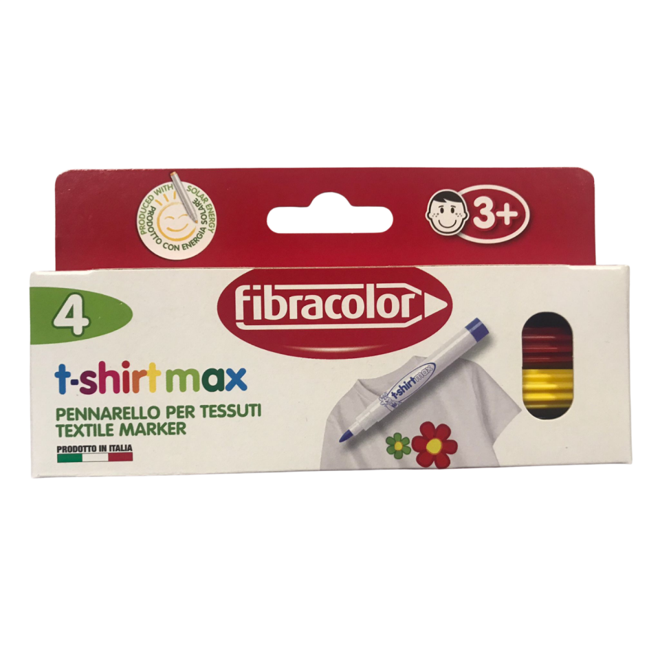 Fibracolor T-Shirt Marker 4 Renk