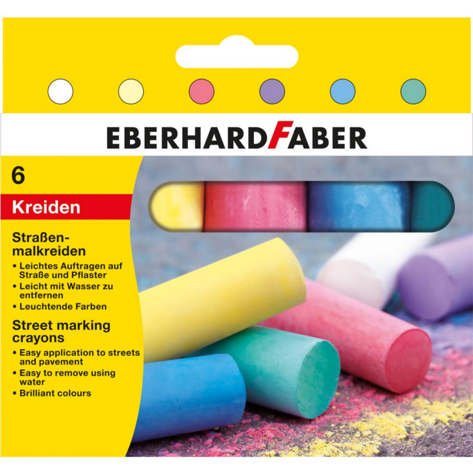 Eberhard Faber Sokak İşaretleme Pasteli 6 Renk
