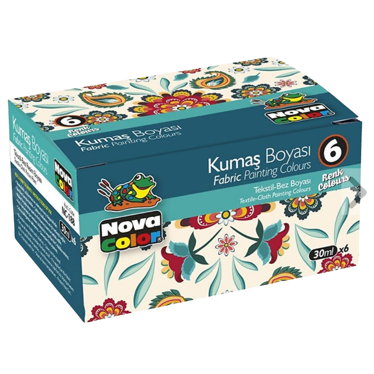  Nova Color Nc-188 Kumaş Boyası Şişe 6Lı Takım
