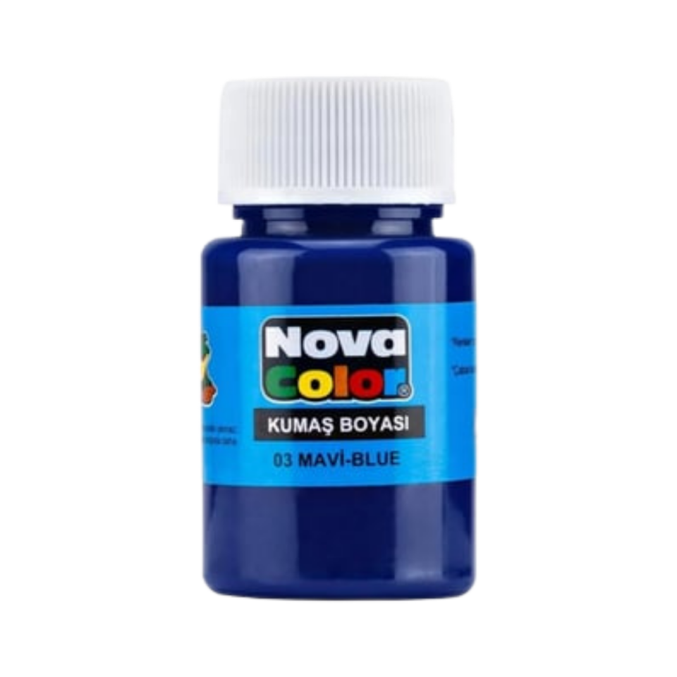  Nova Color Nc-161 Kumaş Boyası Şişe Mavi