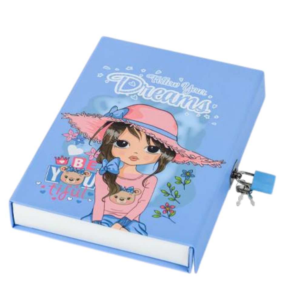 Mikro HT-64 Kız Kilitli Hatıra Defteri