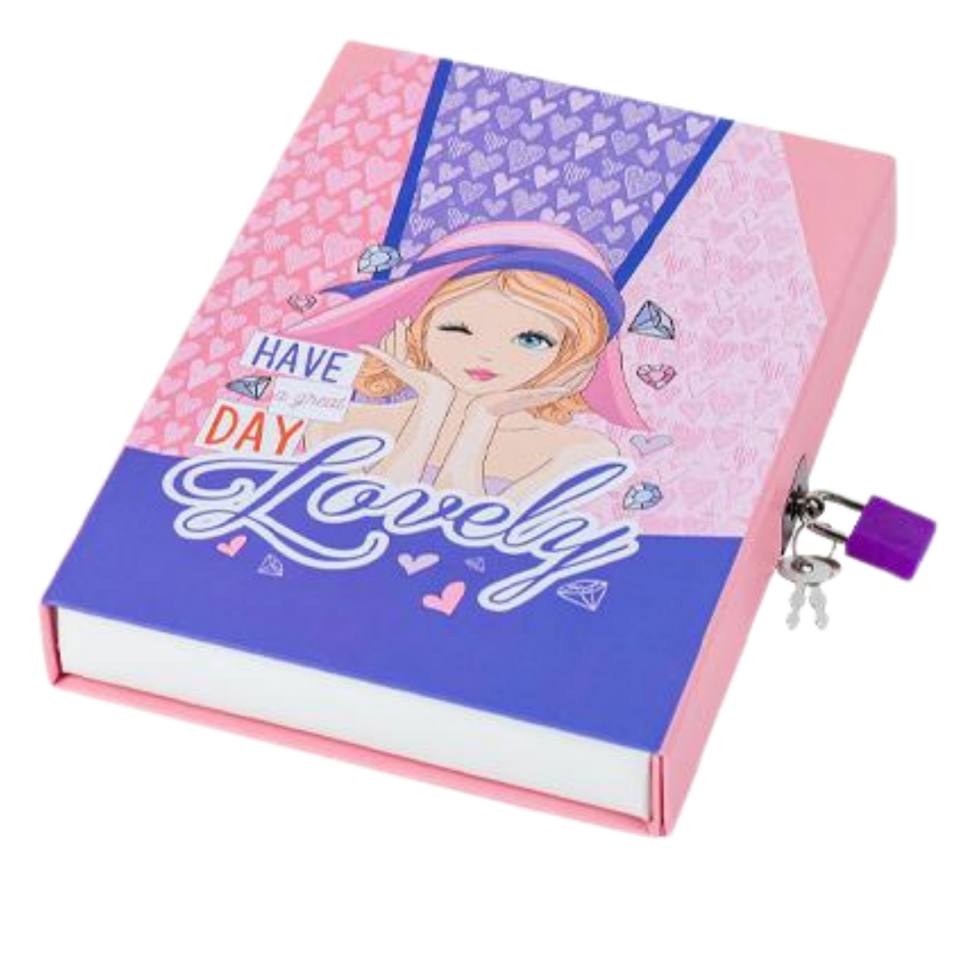 Mikro HT-64 Kız Kilitli Hatıra Defteri