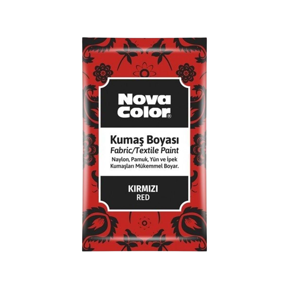 Nova Color Nc-901 Kumaş Boyasi Toz 12Gr Kırmızı