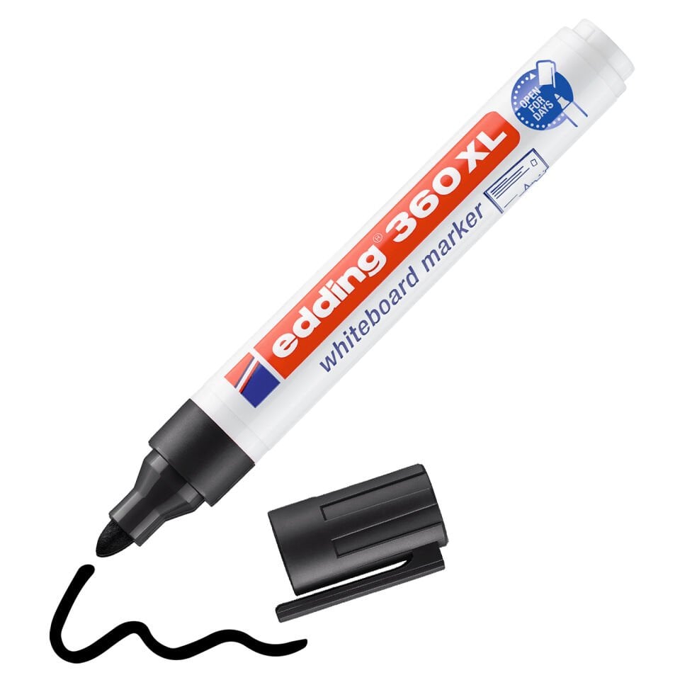 Edding Beyaz Tahta Kalemi 360 XL-001 Siyah