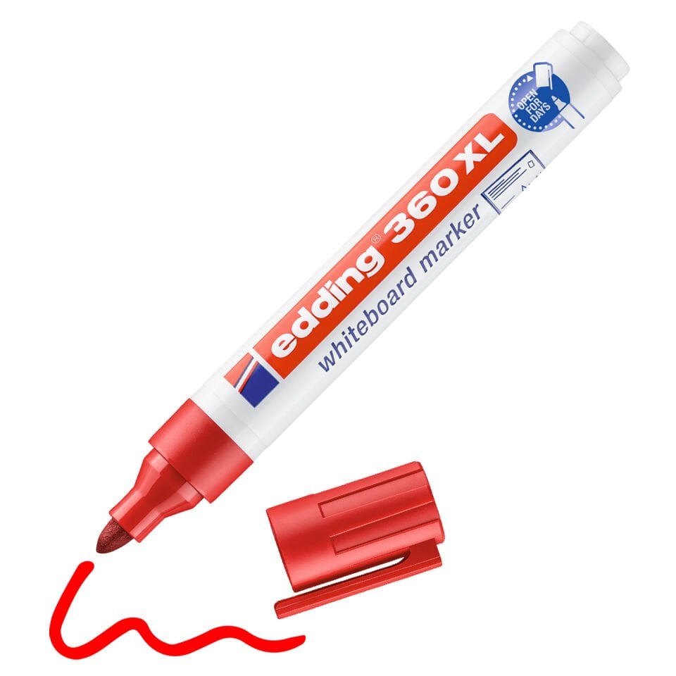 Edding Beyaz Tahta Kalemi 360 XL-002 Kırmızı