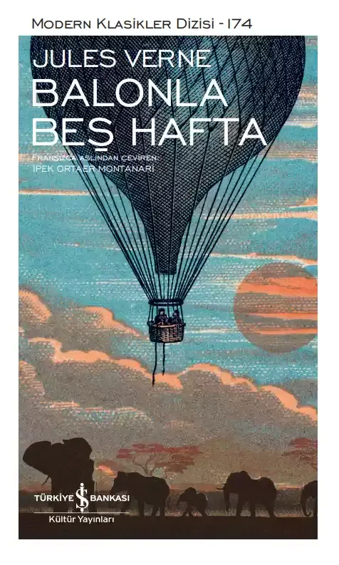 Balonla Beş Hafta – Sert Kapak