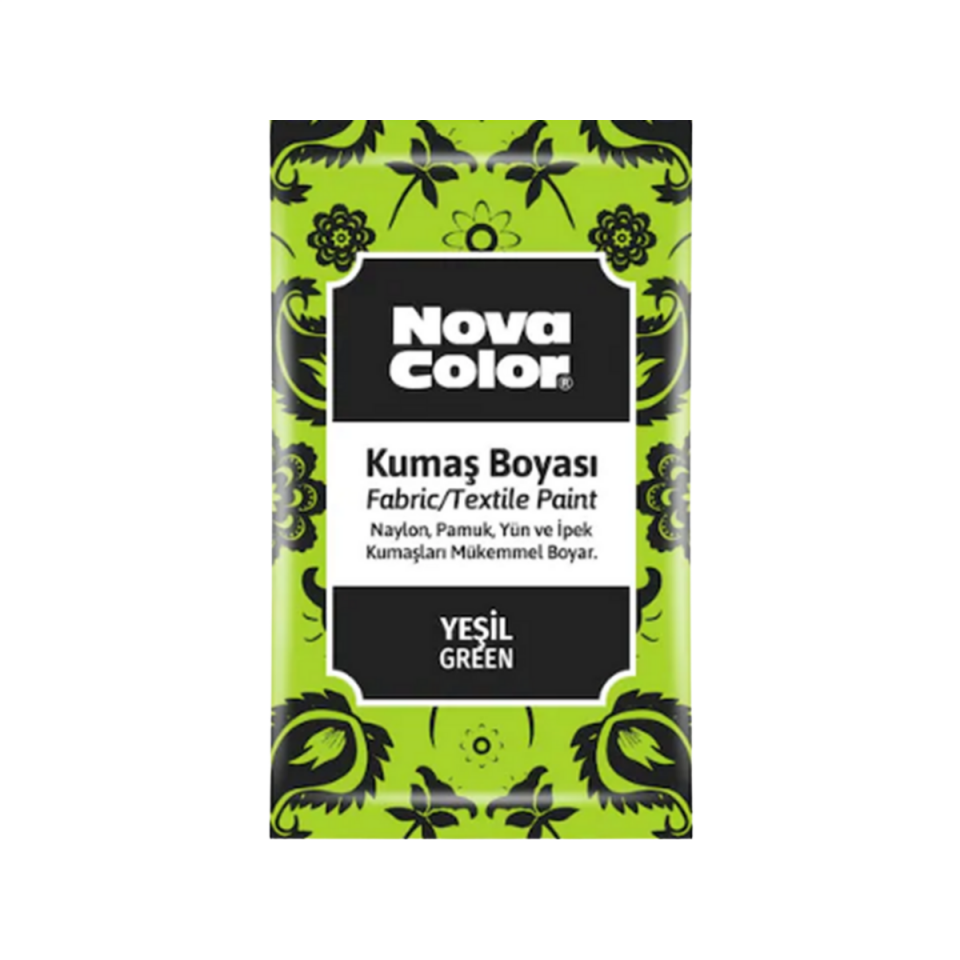  Nova Color Nc-903 Kumaş Boyasi Toz 12Gr Yeşil
