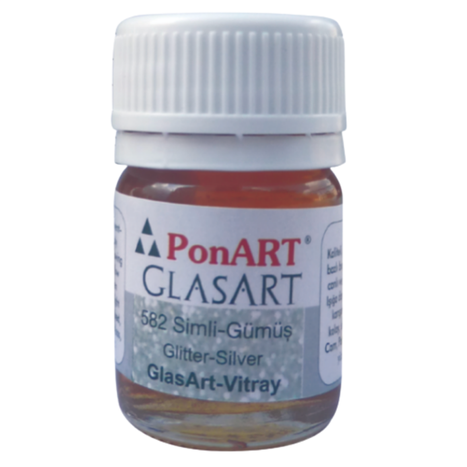Ponart Pga20-582 Glass Art 20ml Gümüş
