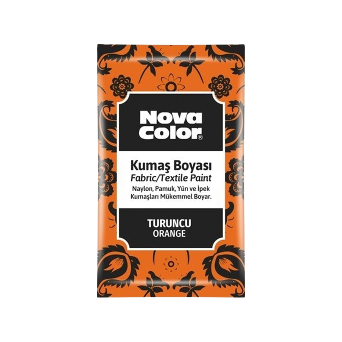  Nova Color Nc-906 Kumaş Boyasi Toz 12Gr Turuncu
