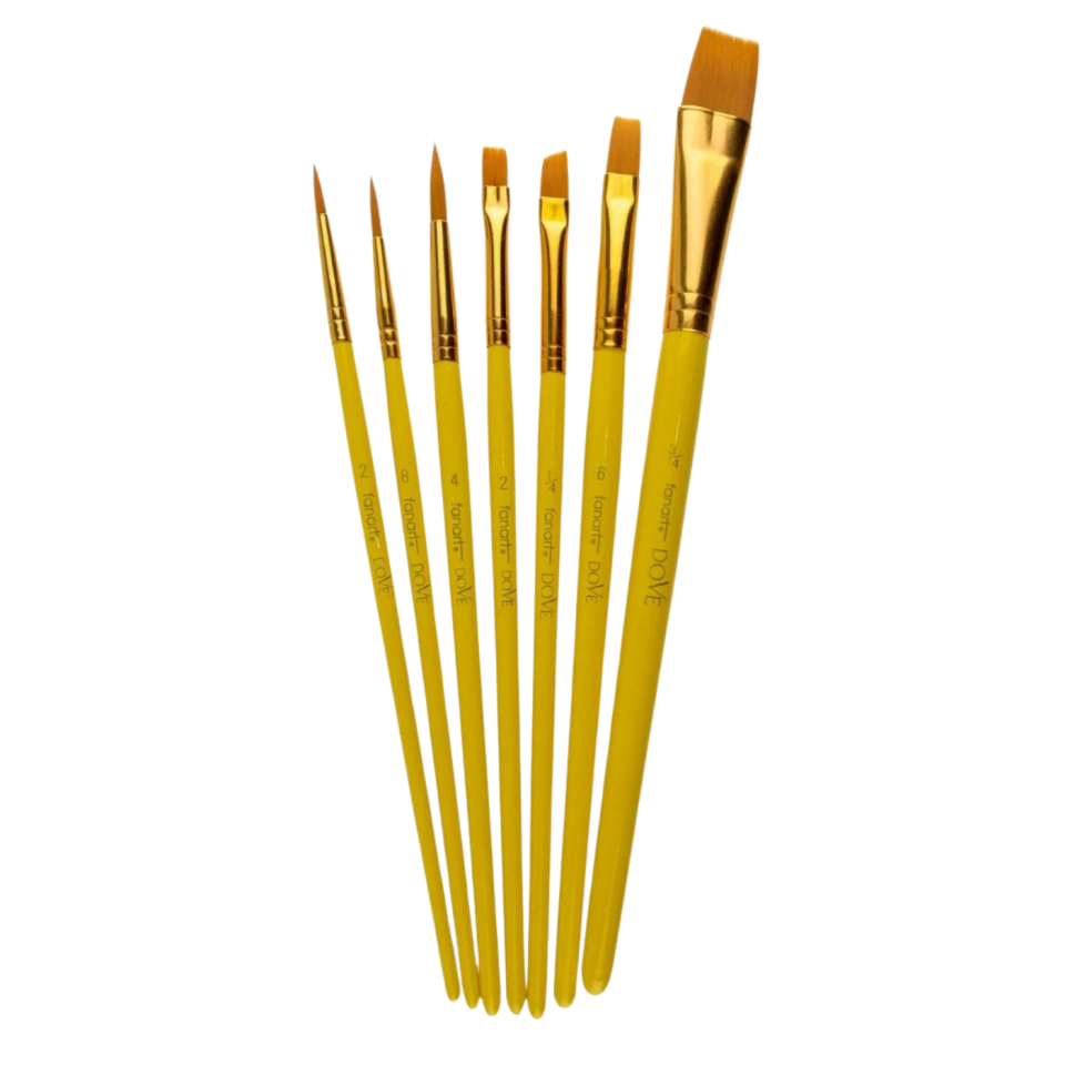 Fanart Academy 500 Seri Fırça Seti 7'li No:3