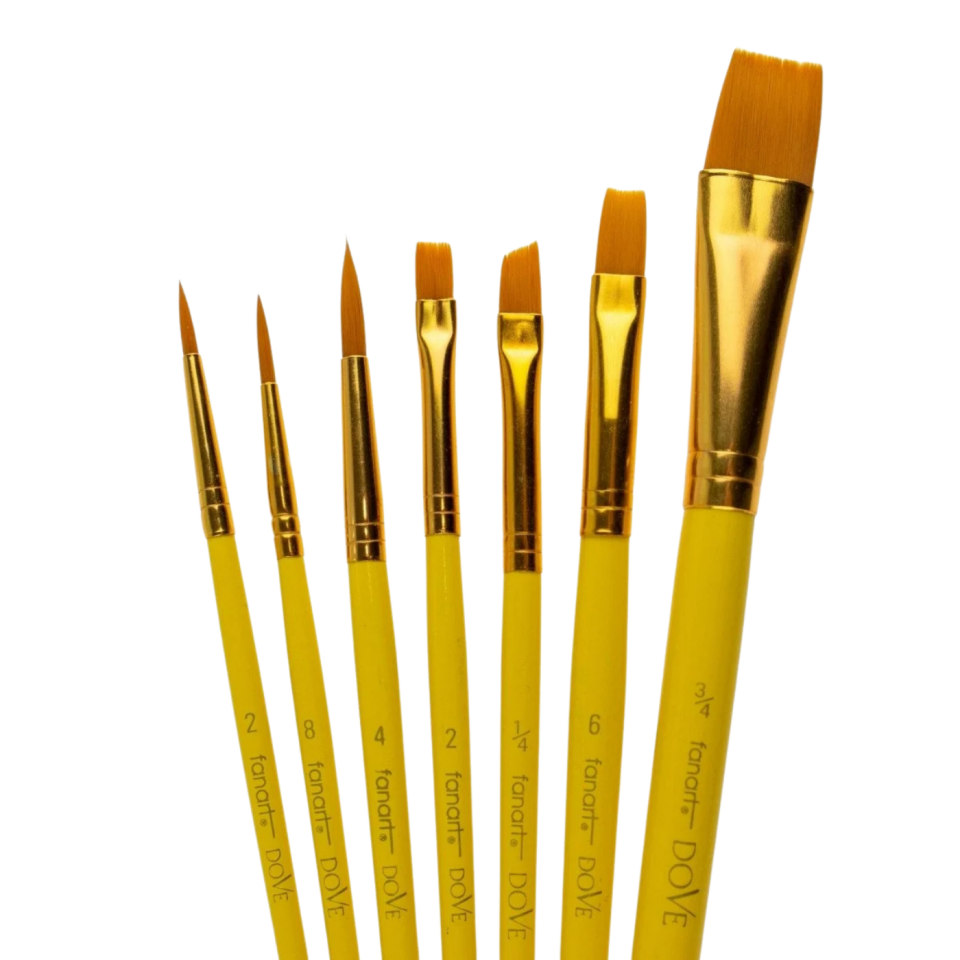 Fanart Academy 500 Seri Fırça Seti 7'li No:3