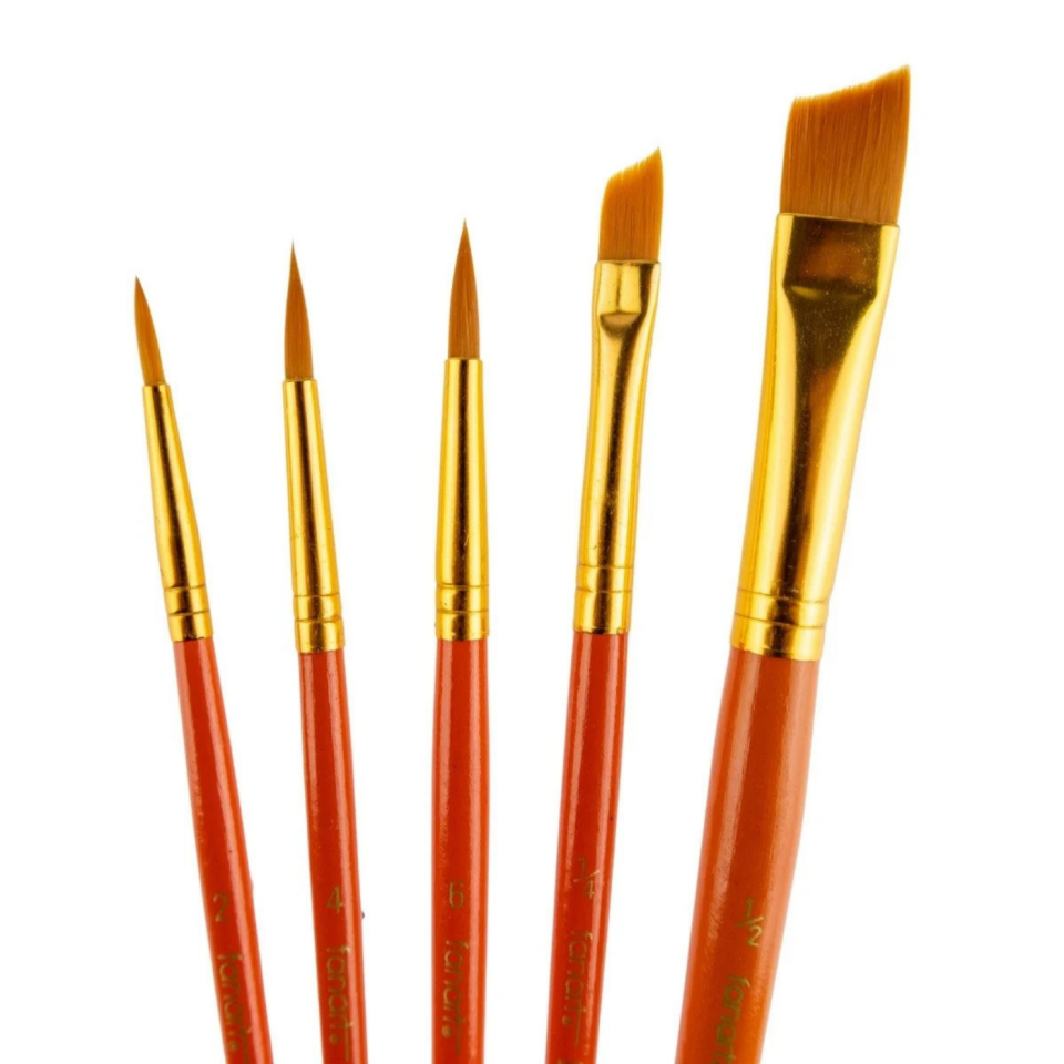 Fanart Academy 500 Seri Fırça Seti  No:2  5'li  7500  S2