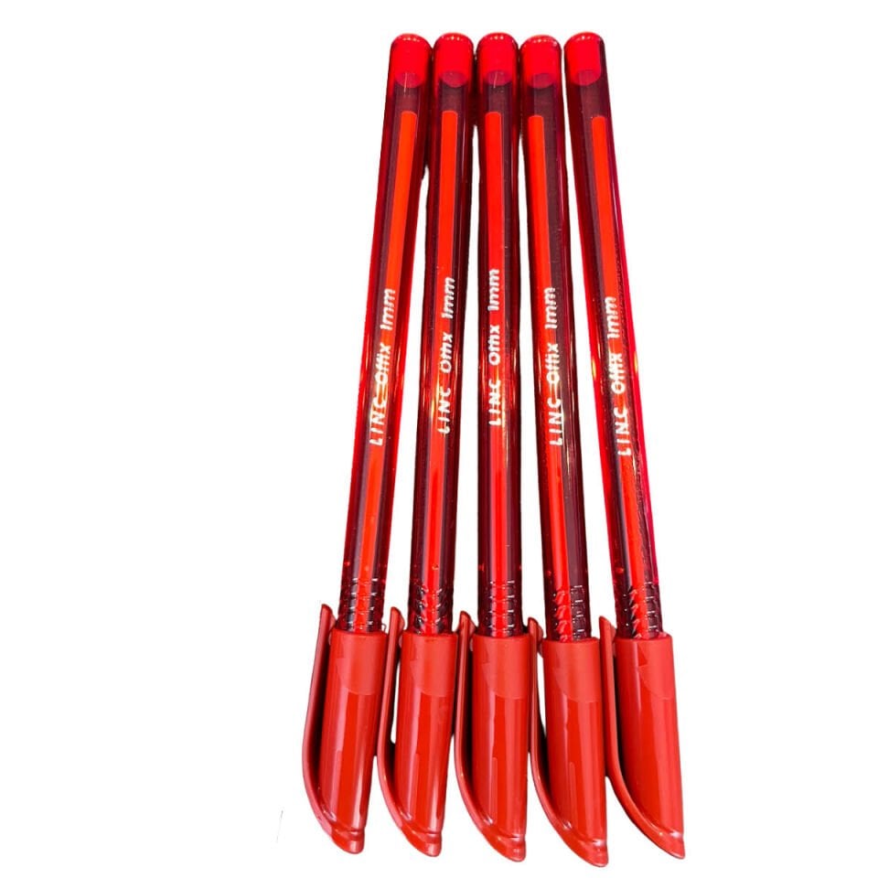 Silka Lınc Offıx Kırmızı Tükenmez Kalem 1Mm