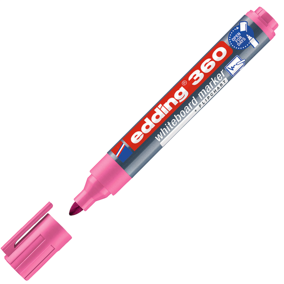 Edding Beyaz Tahta Kalemi 360-09 Pembe