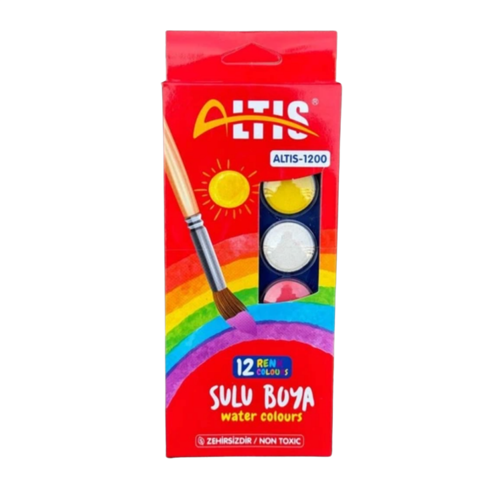 Altıs 1200 Küçük Suluboya 12Li