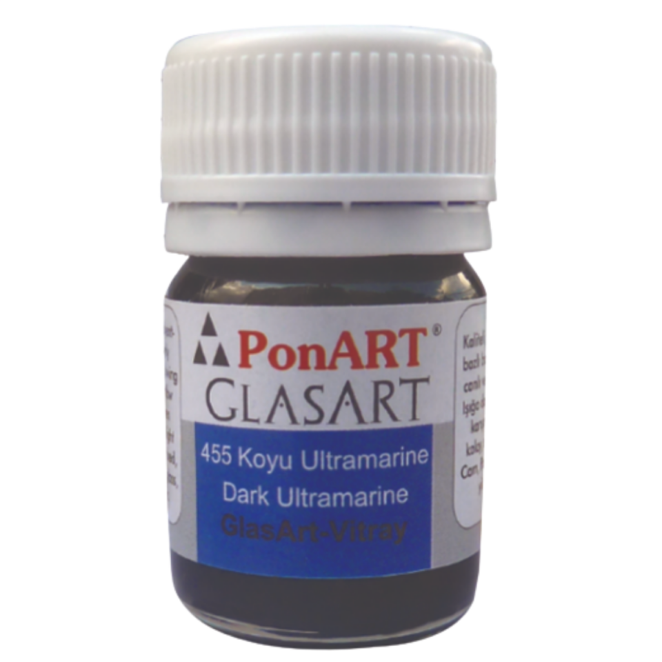 Ponart Pga20-455 Glass Art 20ml Ultramarine