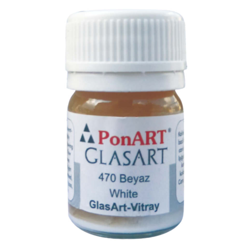Ponart Pga20-470 Glass Art 20ml Beyaz